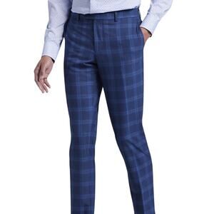 NWT EGARA Windowpane Skinny Fit Suit Separates Pants